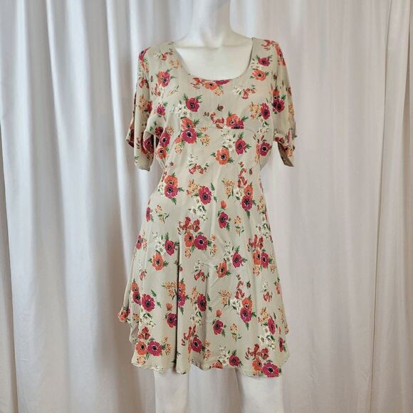 Dress to kill womens one size fits all multi color floral dress - Picture 5 of 7